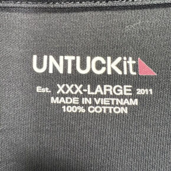 UNTUCKit Damaschino Polo Shirt Men’s Size 3XL Bkack Long Sleeve Smart Casual - Picture 3 of 12